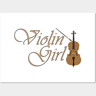 Violin Girl Posters and Art